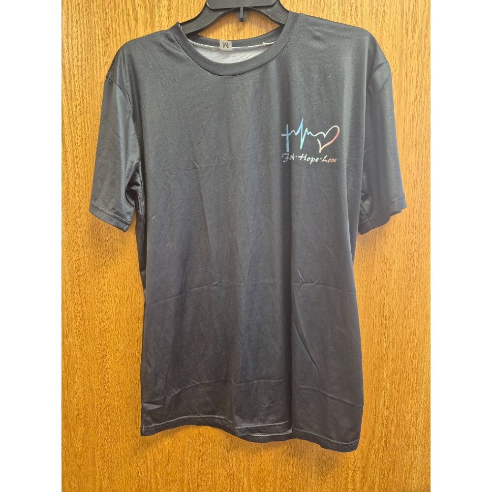 Way Maker Miracle Worker Christian Graphic T-Shirt Medium Black Polyester Inspir